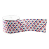 Patriottische Harten Grosgrain Lint (Spoel)