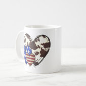 Patriottische harten koffiemok (Voorkant links)