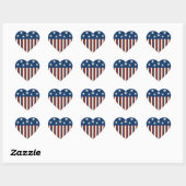 Patriottische Hartstickers Hart Sticker (Vel)