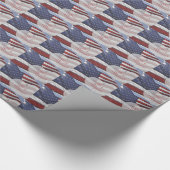 Patriottische hartvlag, militaire waardering cadeaupapier (Hoek)