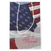 Patriottische hartvlag, militaire waardering medium cadeauzakje (Voorkant)