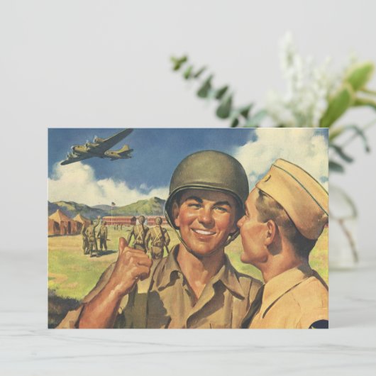 patriottische helden, militaire Mannen (Staand voorkant)