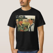 patriottische helden, militaire Mannen in uniform T-shirt (Voorkant)