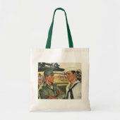 patriottische helden, militaire Mannen in uniform Tote Bag (Voorkant)