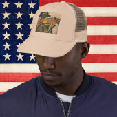  patriottische helden, militaire Mannen in uniform Trucker Pet