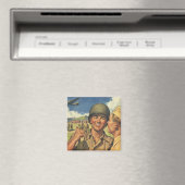  patriottische helden, militaire Mannen Magneet (Insitu (Vaatwasser))