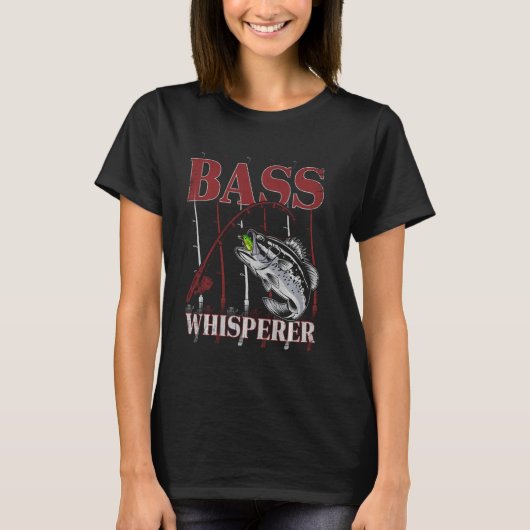 Patriottische hengelaars Amerikaanse Bass Pro flui T-shirt (Voorkant)