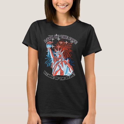 PATRIOTTISCHE HERDENKINGSDAG AMERIKAANS ERELEGER T-SHIRT (Voorkant)