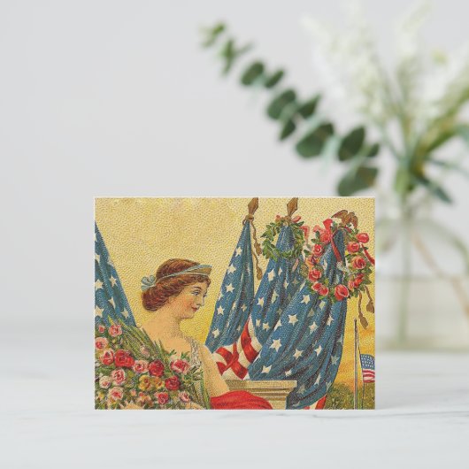  patriottische herdenkingsdag briefkaart (Staand voorkant)