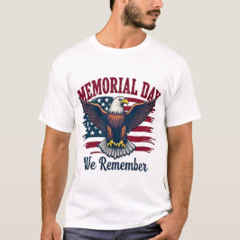 Patriottische herdenkingsdag t-shirt