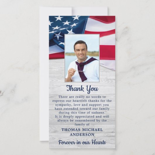 Patriottische herdenkingsfoto Sympathie Militaire  Bedankkaart (Voorkant)