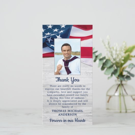 Patriottische herdenkingsfoto Sympathie Militaire  Bedankkaart (Staand voorkant)