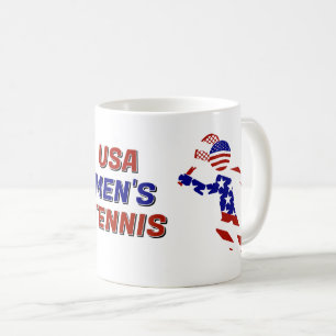 Patriottische Heren Tennis USA Koffiemok