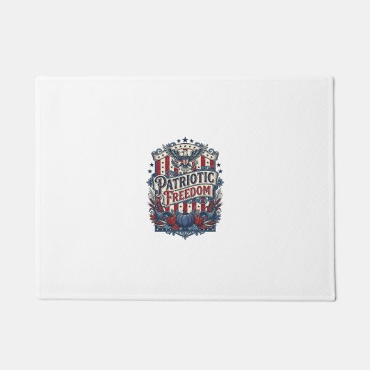 Patriottische herfst oogst vector grafische T-shir Deurmat (Voorkant)