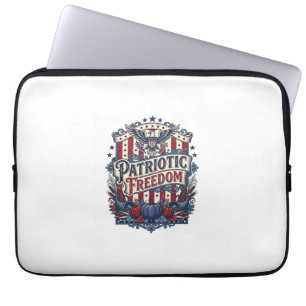Patriottische herfst oogst vector grafische T-shir Laptop Sleeve