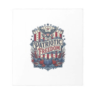 Patriottische herfst oogst vector grafische T-shir Notitieblok
