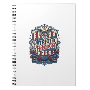 Patriottische herfst oogst vector grafische T-shir Notitieboek