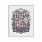 Patriottische herfst oogst vector grafische T-shir Sticker (Voorkant)