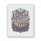 Patriottische herfst oogst vector grafische T-shir Sticker (Voorkant)