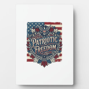 Patriottische herfstbladeren vector grafische T-sh Fotoplaat