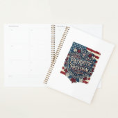 Patriottische herfstbladeren vector grafische T-sh Planner (Display)