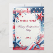 Patriottische Herinneringen Familieunie Sterren en Kaart (Achterkant)