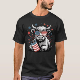 Patriottische Highland Vibes T-shirt