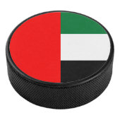Patriottische hockey puck met vlag van de Verenigd (3/4)