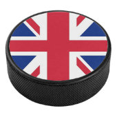Patriottische hockey puck met vlag van het Verenig (3/4)