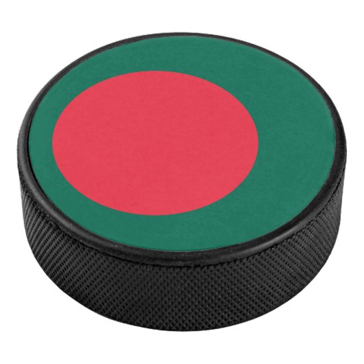 Patriottische hockeypuck met vlag van Bangladesh Hockey Puck (3/4)
