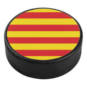 Patriottische hockeypuck met vlag van Catalonië Hockey Puck (3/4)