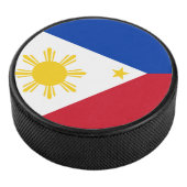 Patriottische hockeypuck met vlag van de Filipijne Hockey Puck (3/4)