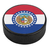 Patriottische hockeypuck met vlag van Missouri Hockey Puck (3/4)