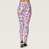 Patriottische hoge hoeden leggings (Achterkant)