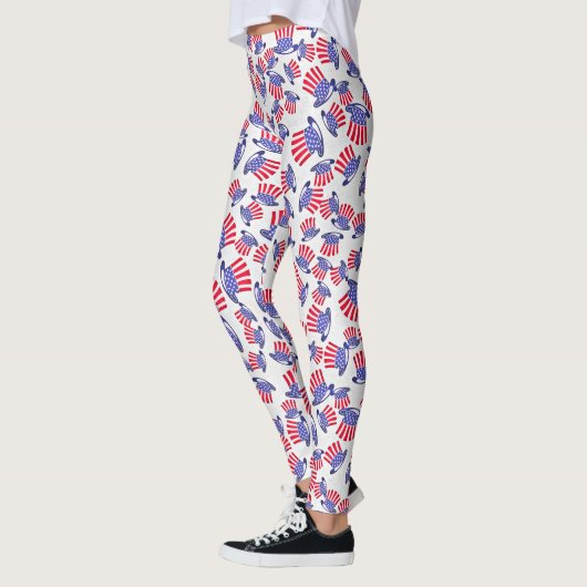 Patriottische hoge hoeden leggings (Links)