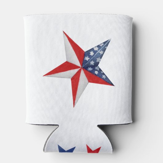 Patriottische Home Komende Militaire Troepen Bier  Blikjeskoeler (Achterkant)