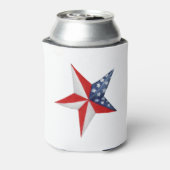 Patriottische Home Komende Militaire Troepen Bier Blikjeskoeler (Blikje Achterkant)