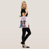 Patriottische Hond-Australische Herder Tote Bag (Op model)