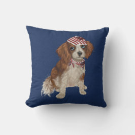 Patriottische hond Decoratief Pillow Kussen