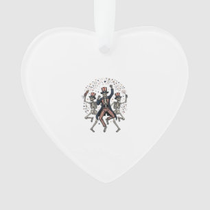 Patriottische Hond Feest Als Het 1776 Vintage Is  Ornament