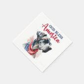 Patriottische Hond-Great Dane Servet (Hoek)