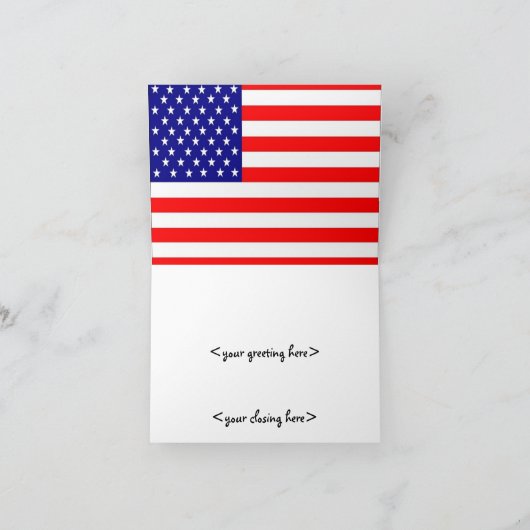  patriottische hond kaart (Binnen)