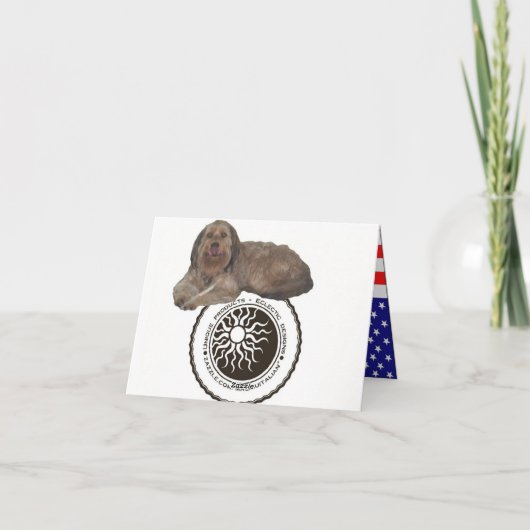  patriottische hond kaart (Achterkant)