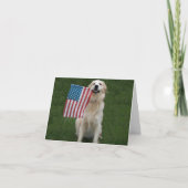  patriottische hond kaart (Voorkant)