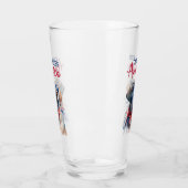 Patriottische Hond-Lab Glas (Links)