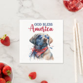Patriottische Hond-Lab Servet (Insitu)
