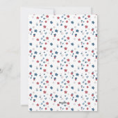 Patriottische hond - Labrador Retriever 4 juli Kaa Feestdagenkaart (Achterkant)