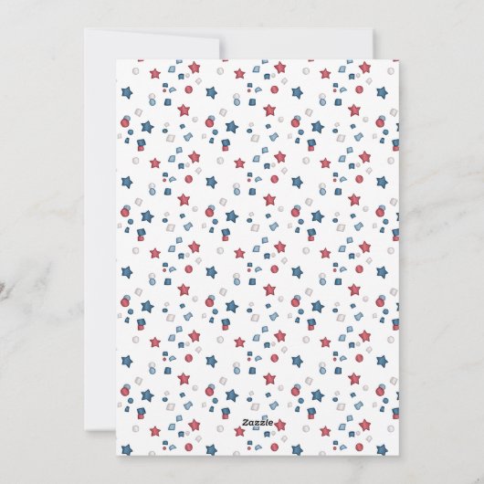 Patriottische hond - Labrador Retriever 4 juli Kaa Feestdagenkaart (Achterkant)