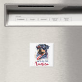 Patriottische Hond-Rottweiler Magneet (Insitu (Vaatwasser))