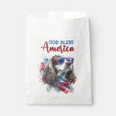 Patriottische Hond-Spaniel Bedankzakje (Voorkant)